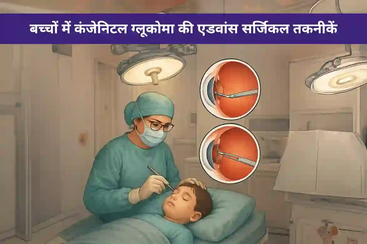 बच्चों में कंजेनिटल ग्लूकोमा की एडवांस सर्जिकल तकनीकें